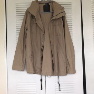 Cream colored Parka Jacket